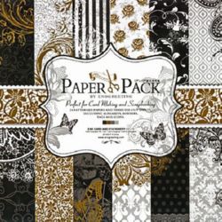 Design paper scrapbooking paper 12 inch (30.5x30.5 cm) 12 designs x 2 sheets and 3 punched sheets