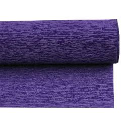 Crepe Paper Fold Dark Purple 50x230 cm 