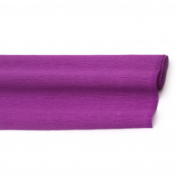 Crepe Paper for Decoration  50x230 cm purple saturated