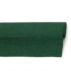 Crepe paper for DIY Creative Designs / 50x230 cm / Dark Green