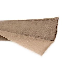 Креп хартия фина 50x100 см кафява светло