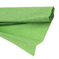 DIY Fine crepe paper 50x200 cm green light