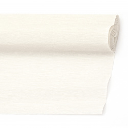 Not Available Online. You can also buy at EM ART stores and at +359 884 000 893 Crepe paper 50x230 cm white milky