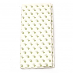 Not Available Online. You can also buy at EM ART stores and at 0884400631 Tissue Paper for Decoration 50x65 cm white with green dots - 10 sheets