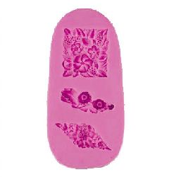 Silicon matriță /formă din / flori de 112x55x13 mm