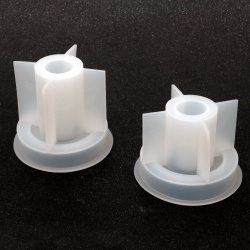 Silicone Candle Mold, 5.8x7.5 cm and 7.5x7.5 cm - 2 pieces