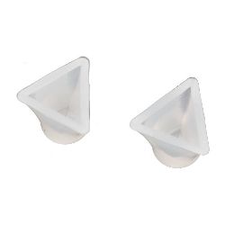 Silicon matriță /formă din / 26x26x24 mm piramida 20 mm bijuterii
