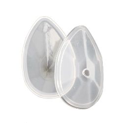Formă / formă din silicon / 35x56 mm pandantiv cu două părți fațetate