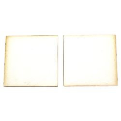 Τετράγωνο χαρτόνι Chipboard 85x1 mm -2 τεμάχια