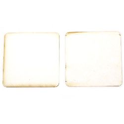 Square of chipboard, cup pad 85x1 mm - 2 pieces