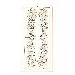 Set de elemente ornamente din carton de bere 11x3,5 cm