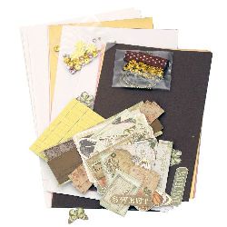 Stoc epuizat. Primeste notificare pe email cand produsul revine in stoc Set pentru realizarea a 6 carți - 3 buc-11,5x17 cm și 3 buc -11,5x21 cm Dulce