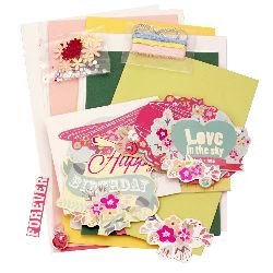 Stoc epuizat. Primeste notificare pe email cand produsul revine in stoc Set pentru realizarea a 6 carți - 3 buc -11,5x17 cm și 3 buc-11,5x21 cm pentru totdeauna