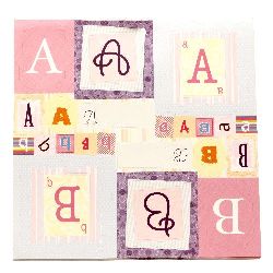 Hârtie de scrapbooking pentru designeri de 12 inci (30,5x30,5 cm) 13 foi imprimate alfabet autoadeziv
