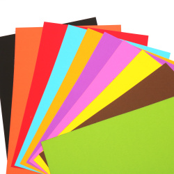Χρωματιστά χαρτόνια  200 g / m2 A4 -10 φύλλα 