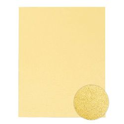 Carton perlat unilateral reliefat cu inima 240 g / m2 A4 (21x 29,7 cm) culoare aur -1 buc
