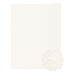 Carton perlat unilateral gofrat cu flori 250 g / m2 A4 (21x 29,7 cm) alb -1 buc