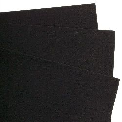 Decoration A4 suede paper 130 g / m2 black -1 pc