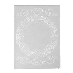 Stoc epuizat. Primeste notificare pe email cand produsul revine in stoc Dosar de relief A6 10,5x14,8 cm - coroana de flori