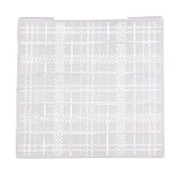 Not Available Online. You can also buy at EM ART stores and at +359 884 000 893 Embossing Folder / Checkered Pattern / 15.2x15.2 cm