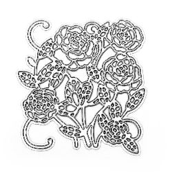Cuttind Die for Decoration 7.7x8.2 cm flowers