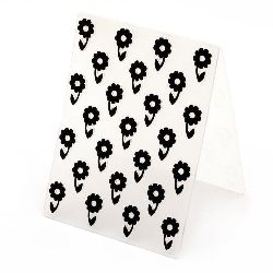 Μήτρα embossing folder 7,5x10 cm - λουλούδια με φύλλα