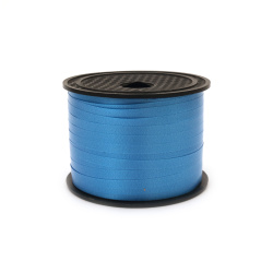 Ribbon for decoration, 5 mm, blue - 91 meters