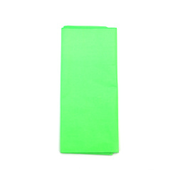 Hârtie servetă 50x65 cm verde neon - 10 coli