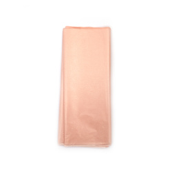 Hârtie servetă 50x65 cm roz perlat - 10 coli