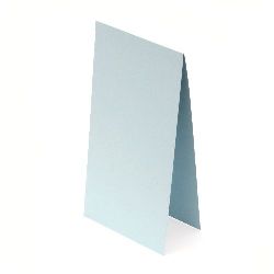 Основа за картичка 10x20 см хоризонтална цвят син светло -10 броя