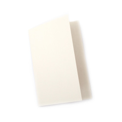 Card base, 10.5x15.5 cm, white - 5 pieces