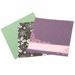 scrapbooking 6 ιντσών (15,2x15,2 cm) 6 σχέδια x 2 φύλλα