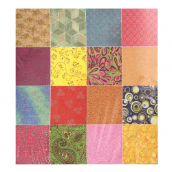 Decorative Indian Papers with 40 SPRING and SUMMER Designs - 120 gsm, for Scrapbooking, DIY Arts and Crafts, 21x29.7 cm