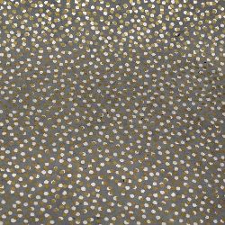 Handmade Nepal Paper 50x76 cm Printed Random Dots - gray with silver and gold