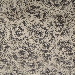 Handmade Nepal Paper, Printed Line Flower, 51x69 cm 60 gr