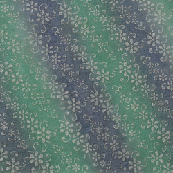 Seamless Floral Paper 120g for scrapbooking, art and craft 56x76 cm textile NON WOVEN Silver Blue HP26