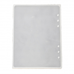 Silicone mold /shape/ 114x184x6 mm album cover for polymer clay crafts, fondant, chocolate