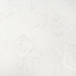 Χαρτόνι περλέ μονής όψης ανάγλυφο με λουλούδια 250 g / m2 A4 (21x 29,7 cm) λευκό -1 φύλλο