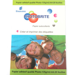 Self-Adhesive Glossy Photo Paper A4,135 g/m2 - 20 sheets