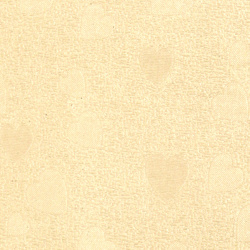 Pearlescent Single-Sided Embossed Paper with Hearts, 120 gsm, 50x70 cm, Cream - 1 Sheet