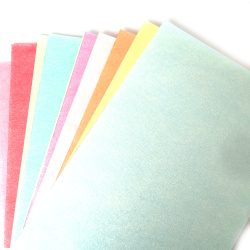 Barevné pěnové archy PE A5 (37,5 × 23,5 × 0,1 mm) – sada 10 ks, ideální na dětské tvoření, školní projekty a kreativní DIY dekorace