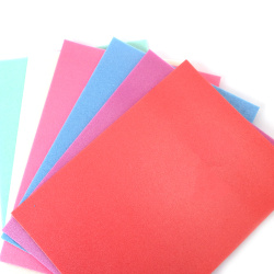 PE-Schaumstoffplatten A4 (21 x 29,7 x 0,4 mm) – Set mit 6, ideal für Kinder-Basteln, Schulprojekte & kreative DIY-Deko