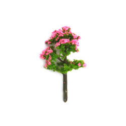 Изкуствено дърво за декорация розово 59x34 мм