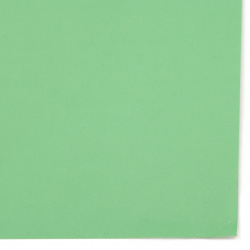 Картон 200 гр/м2 двустранен гладък 52x38 см цвят зелен -1 брой