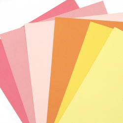 Paper, 120 g/m², A4 (297x210 mm), Citrus Colors, 6 Colors - 60 Sheets