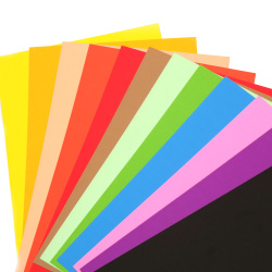 Cardboard 200 g/m2 A4 (210x297 mm) 12 colors mix - 24 sheets