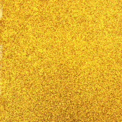 Glitter Cardstock, A4 (297x210 mm), 300 gsm, Single-Sided, Gold - Set of 10 Sheets