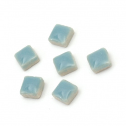 Stoc epuizat. Primeste notificare pe email cand produsul revine in stoc Mozaic ceramic pentru decorare 5x5x3,5 mm culoare albastru deschis 20 grame ~ 132 bucăți