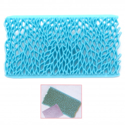Еmbossed print150x85x8 mm for decoration grid, mesh