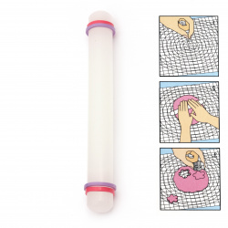 Roller non-stick 220x26 mm with stops for even rolling